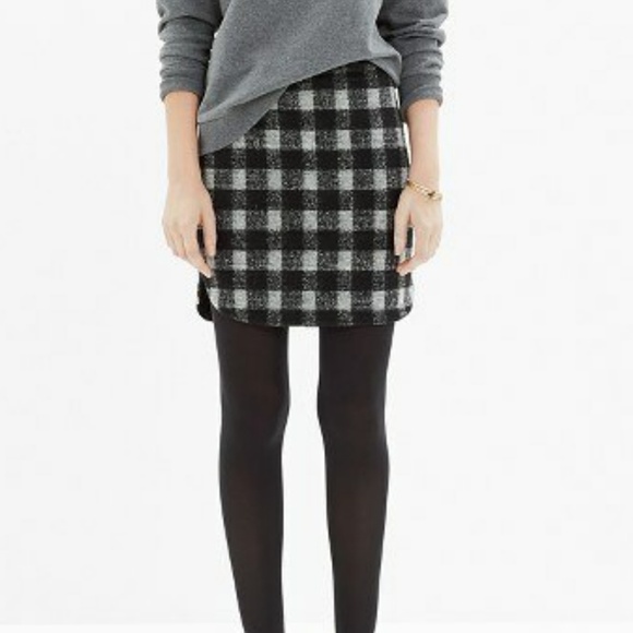 Madewell Dresses & Skirts - Madewell Shirttail Skirt in Buffalo Plaid